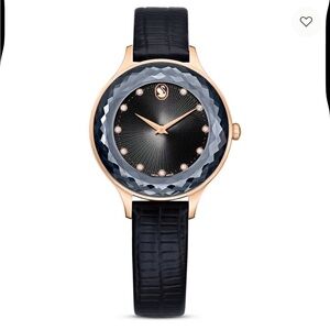 Swarovski Nova Watch Black and Silver Smartwatch